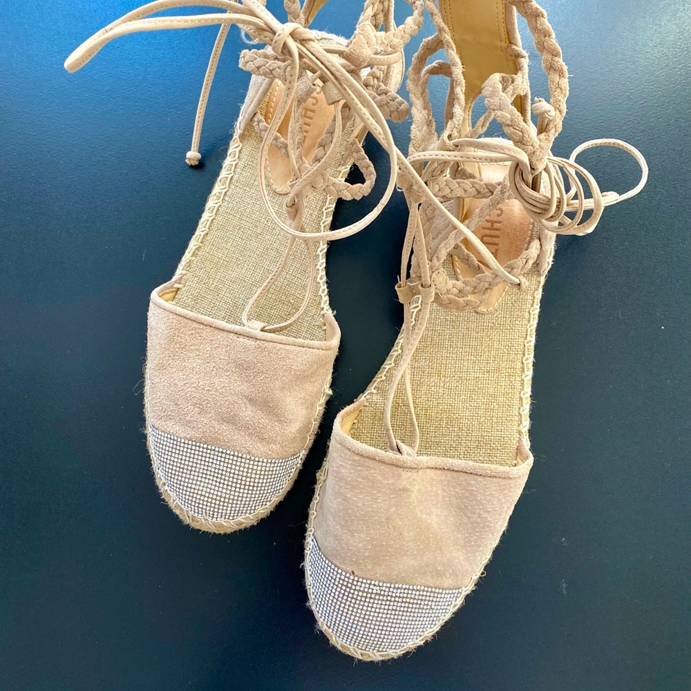 Schutz Gladiator Espadrilles with Bling 💎